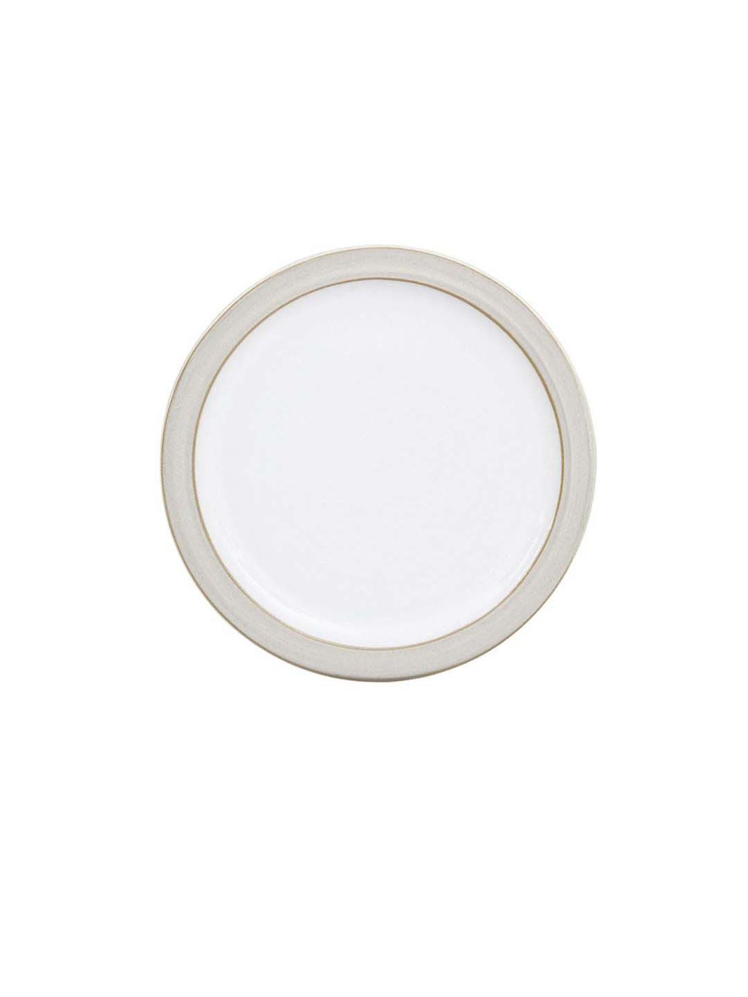 DENBY Natural Canvas White Stoneware Small Plate (21 cm) - Set of 1
