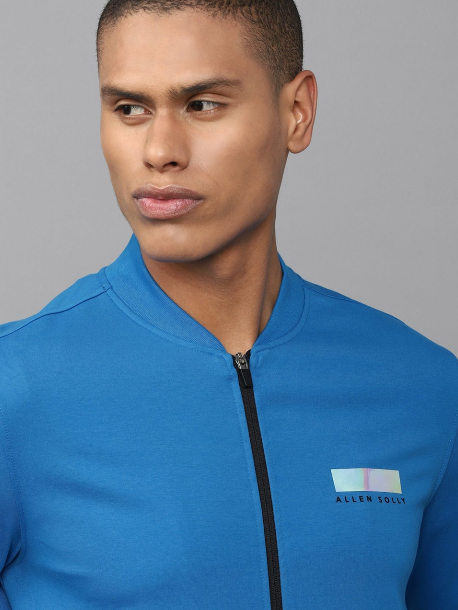 Tribe Blue Regular Fit Printed Sweatshirt