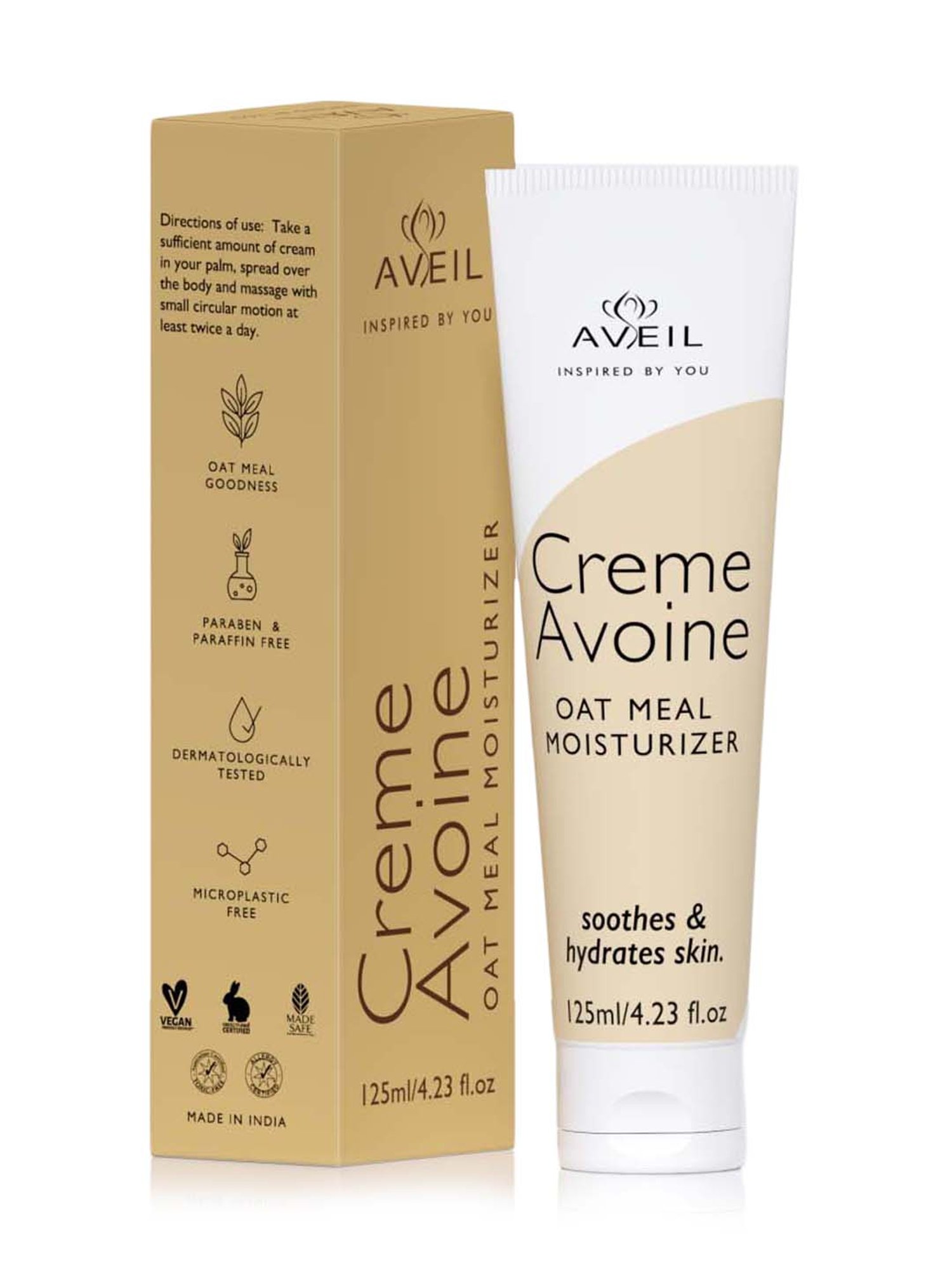 Aveil Creme Avoine Skin Moisturiser - 125 ml