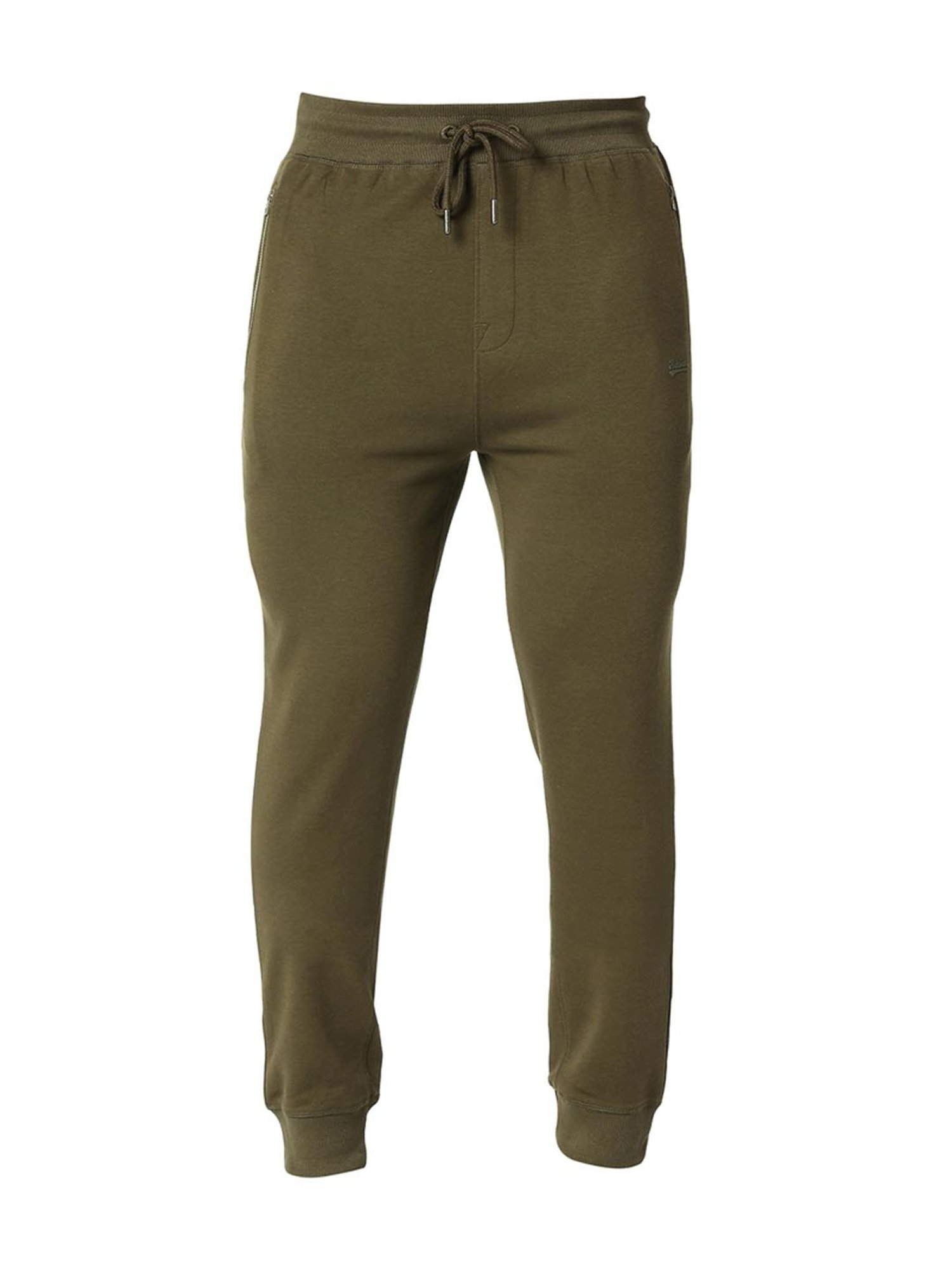 Basics Olive  Slim Fit Joggers