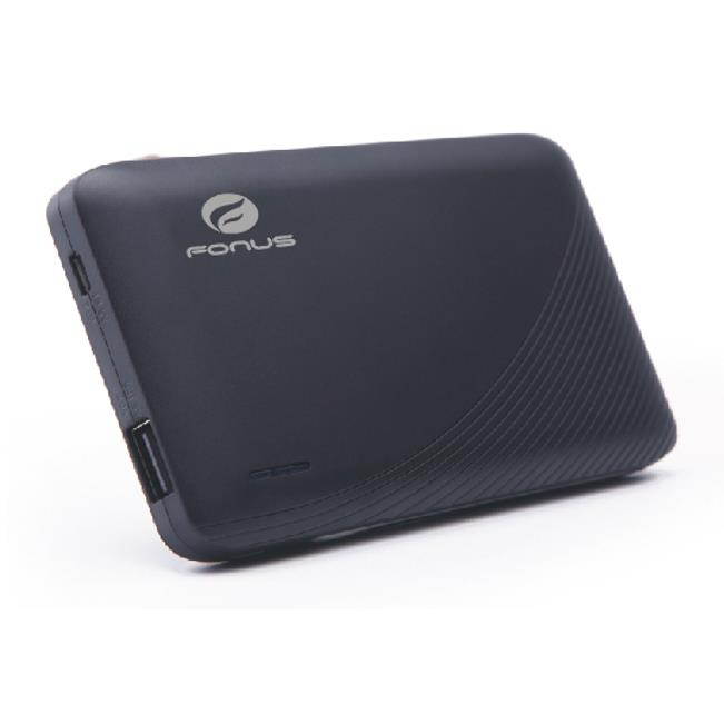 Slim 10000mAh Portable Battery Charger Backup Power Bank Adapter Rapid Charge Dual USB Port Built-in Cables B4G for Samsung Galaxy J3 J5 J7, Note 3 4 5 Edge, S5 S6 Edge Edge+ S7 Edge