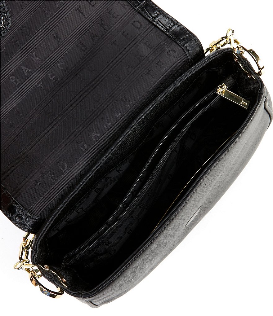 Ted Baker London Loop and Tab Leather Shoulder Bag