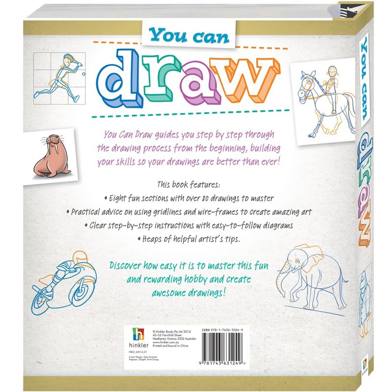 "You Can Draw" Drawing Book - Hinkler Books