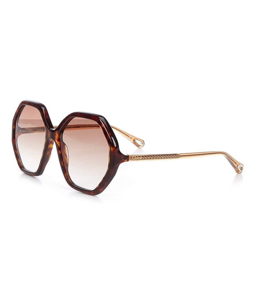 Chloe Women's Ch0008s Oval 58mm Sunglasses