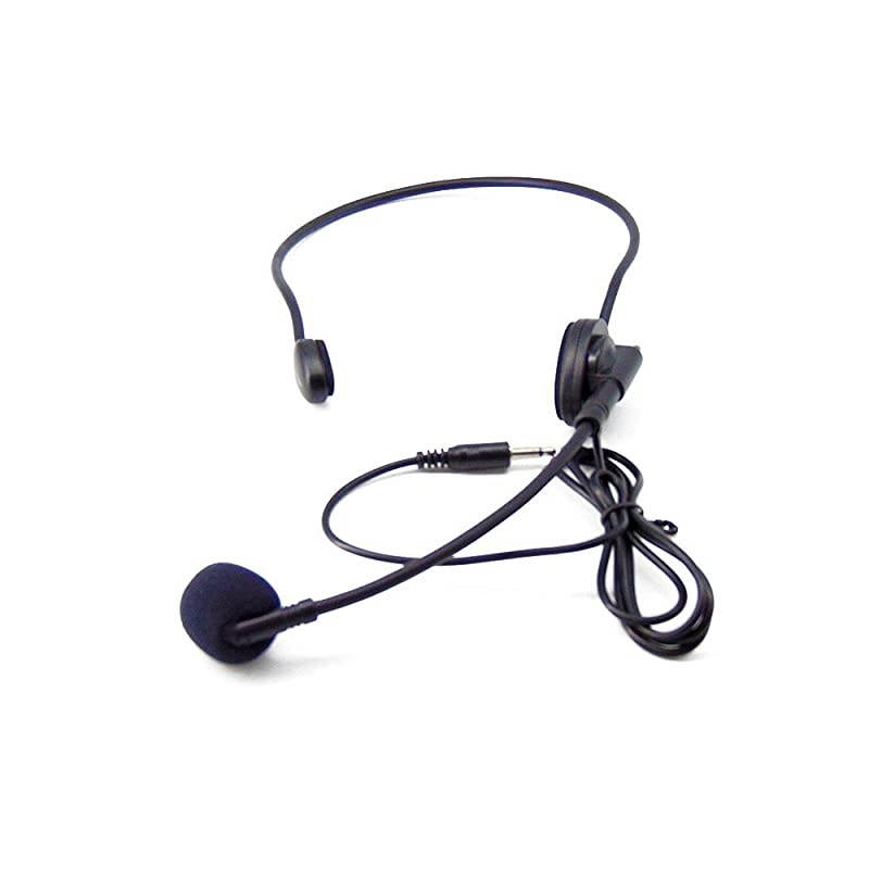 Headset Microphone for Wireless Tour Guide SystemMonitoring SystemTeachingConferenceTour Guides 35mm Headset Microphone