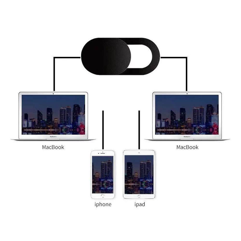 Webcam Cover 3 Pcs Camera Blocker Sliders 0.35"X 0.71" Adhesive Ultra Slim Design Laptop Camera Covers Security Camera Privacy Covers for Mobile Phone, Laptop, PC (3 Pcs)