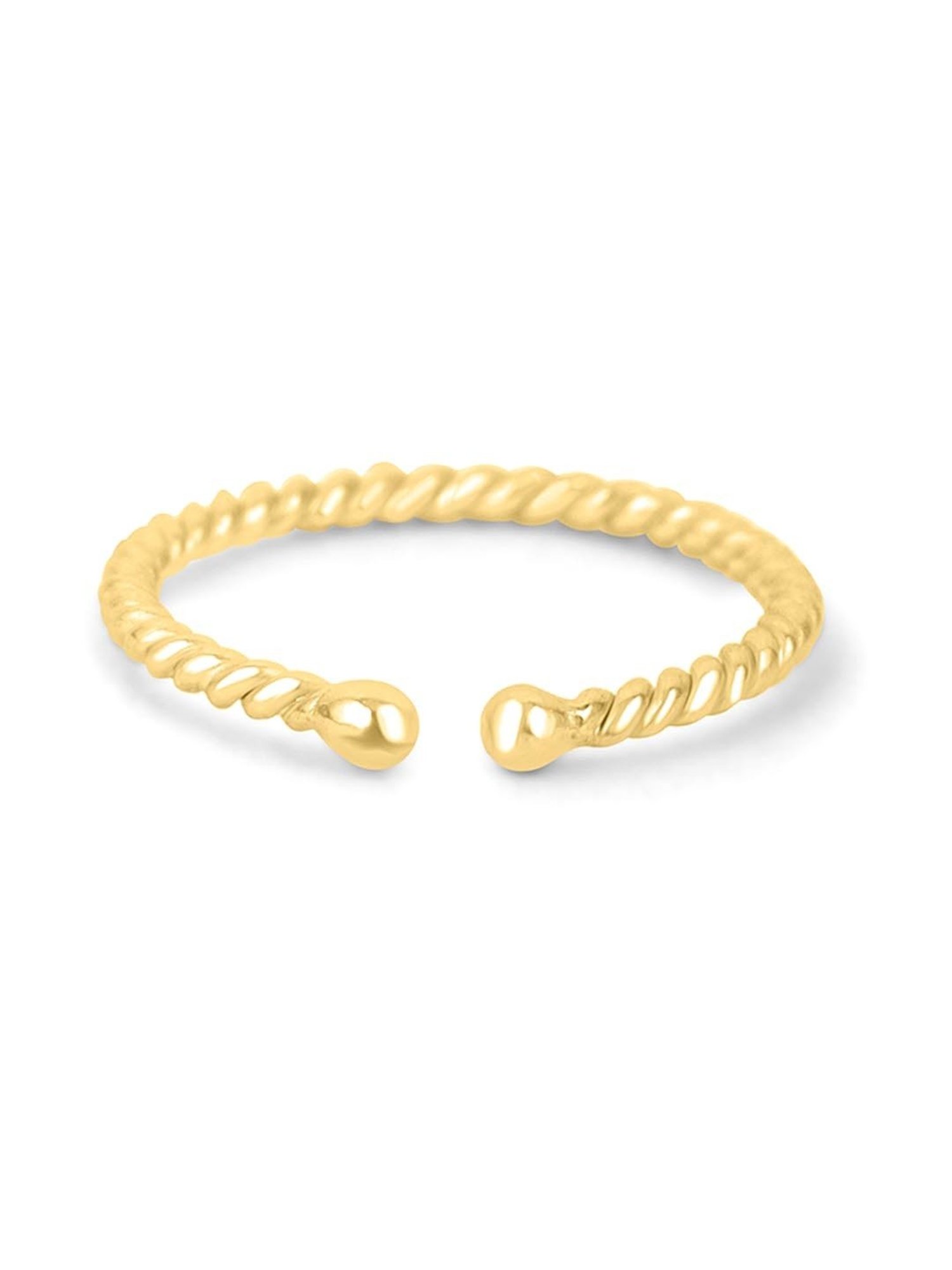 March by FableStreet 92.5 Sterling Silver 18k Gold-Plated Classic Nose Ring