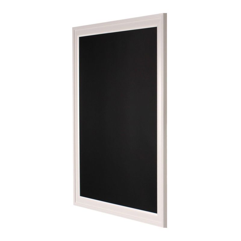 28" x 34" Bosc Framed Magnetic Chalkboard White - DesignOvation