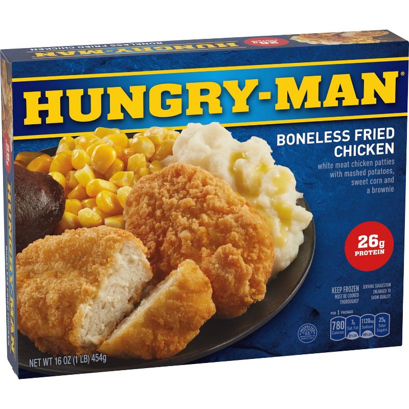 Hungry-Man Boneless Fried Chicken Frozen Dinner - 16oz