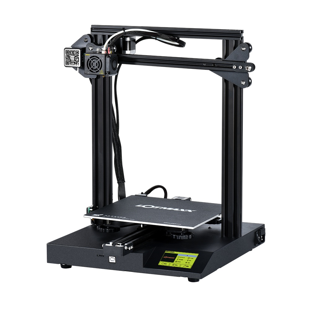 LOTMAXX SC-10 DIY 3D Printer Kit 235*235*280mm Print Size Support Filament Detecticon/Resume Print with Large LCD Dispaly/7 Languages for Choose
