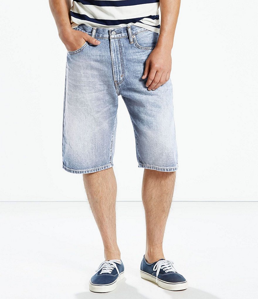 Roundtree & Yorke Big and Tall Performance 9#double; and 11#double; Inseam Flat Front Herringbone Print Shorts