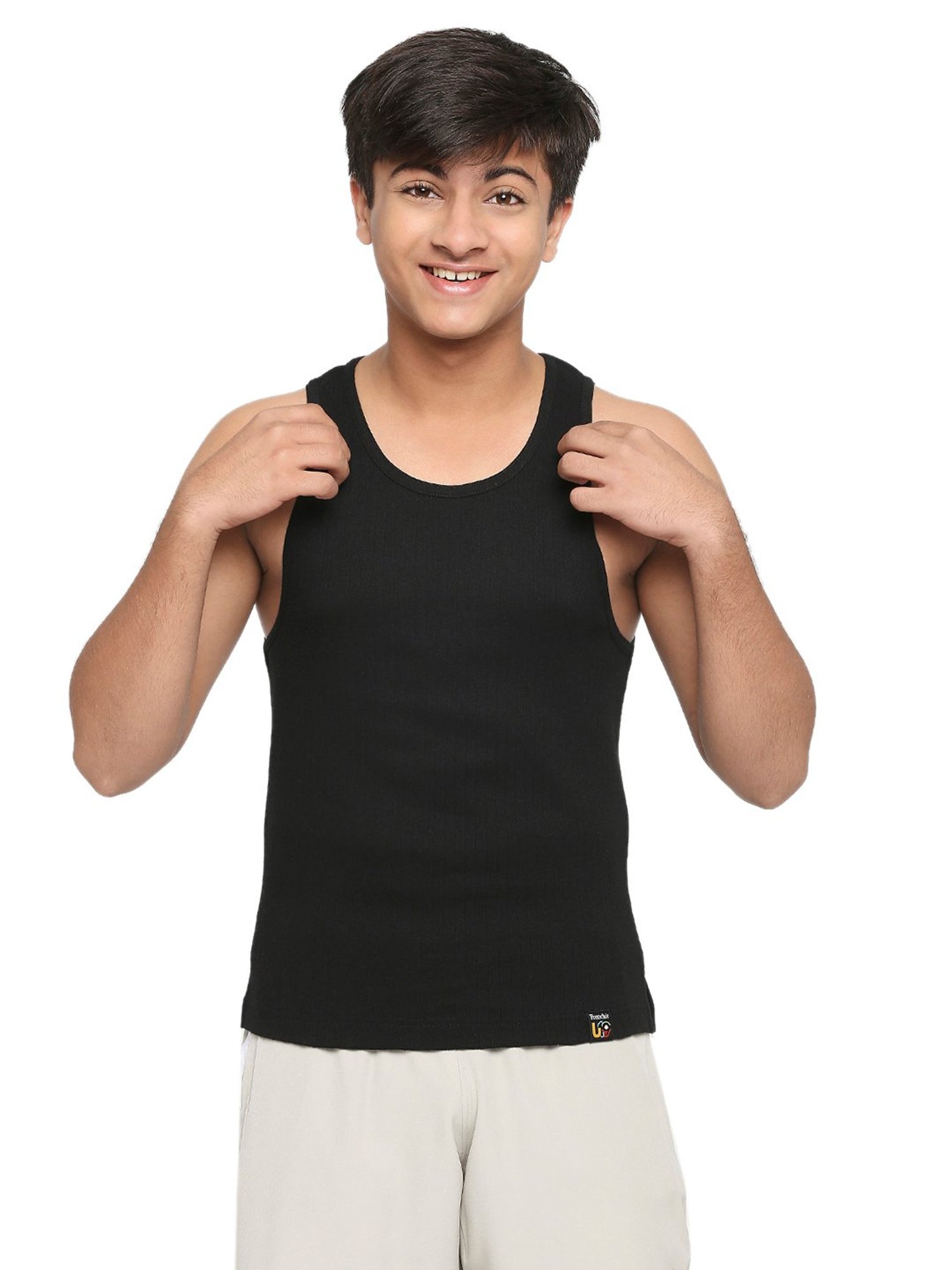 Frenchie Kids Black Solid Vest