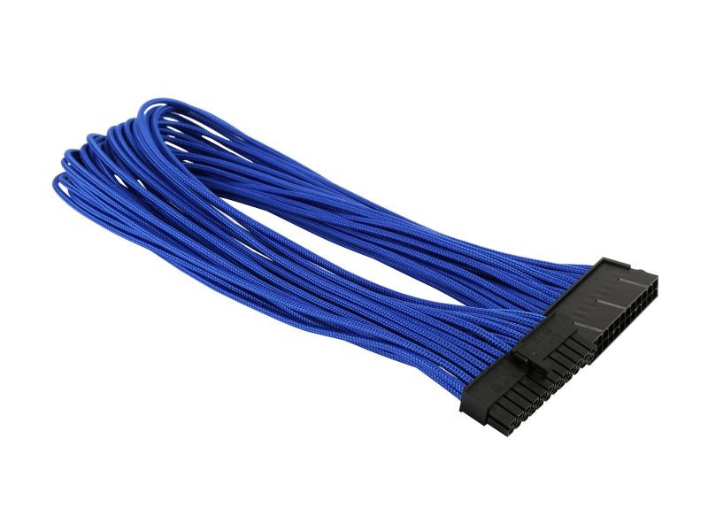 Phanteks PH-CB24P_BW 1.64 ft. (0.50 m) 24 Pin M/B Extension Cable 500mm Length