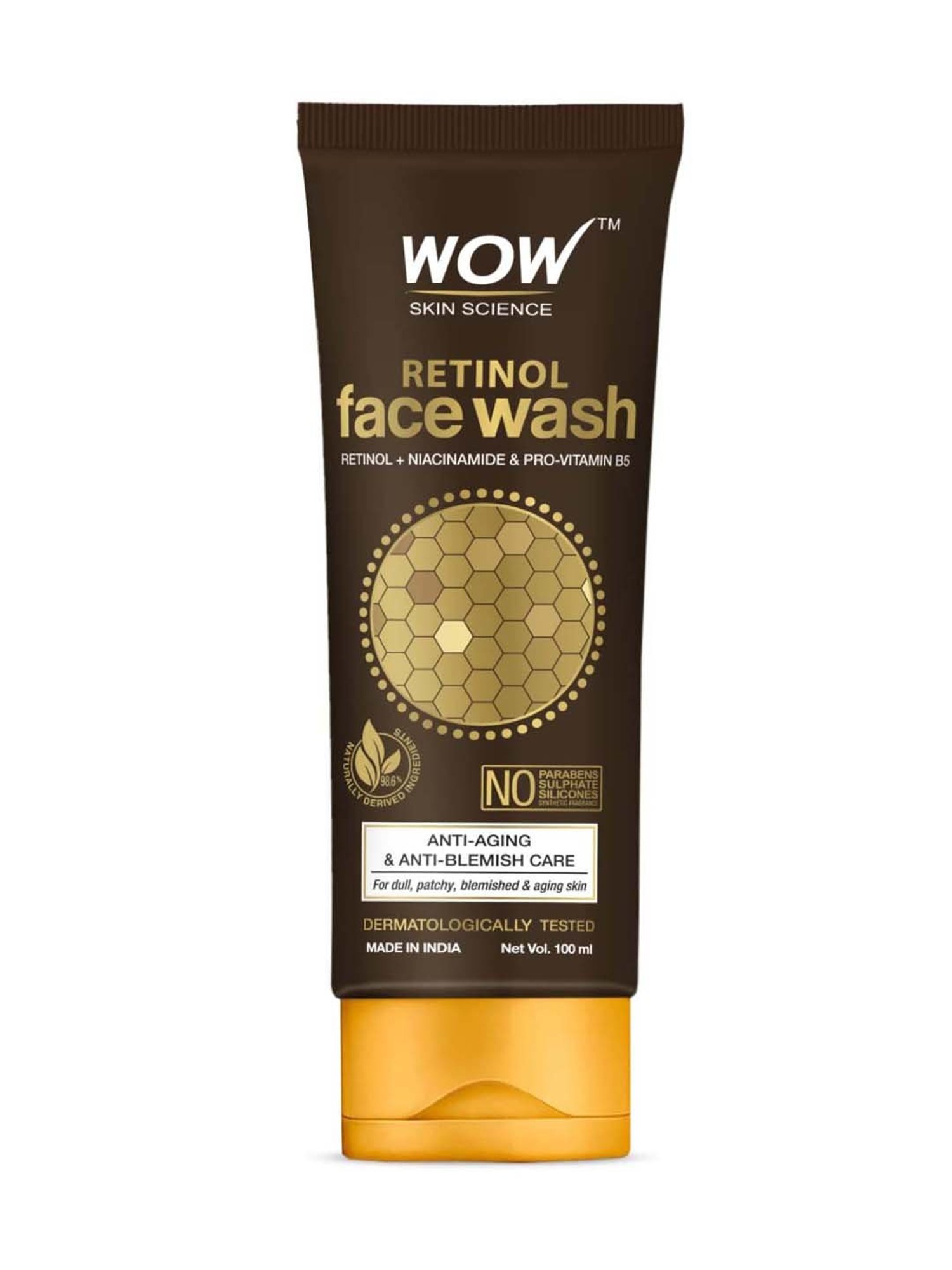 WOW Skin Science Retinol Face Wash - 100 ml