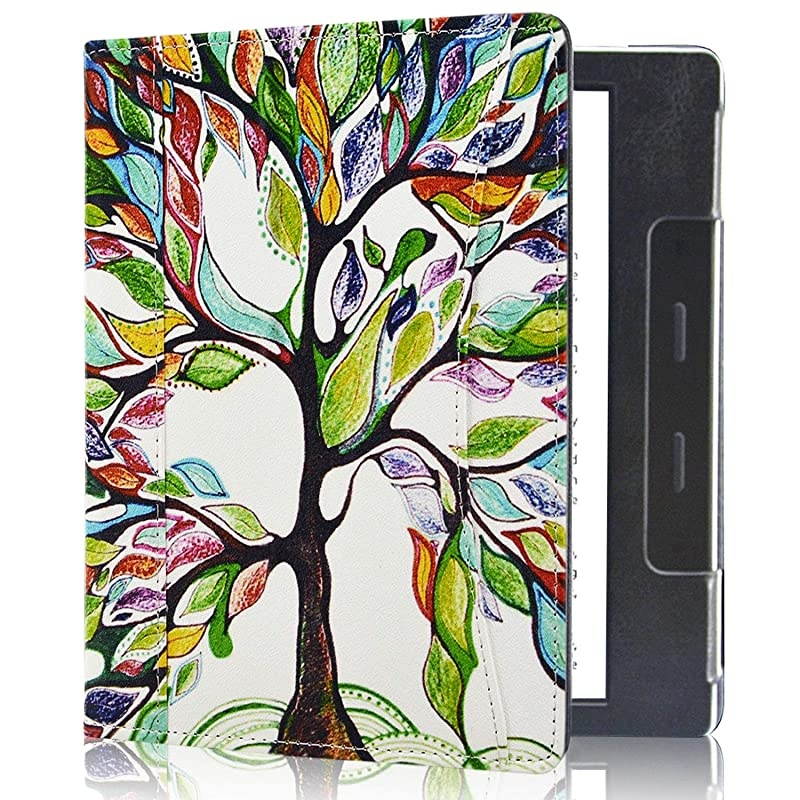 Case Fits AllNew Kindle Oasis 2019 Folio Smart Cover Leather Case with Auto Wake Sleep Feature for Kindle Oasis 10th Generation 2019 Release 9th Generation 2017 Release Love Tree