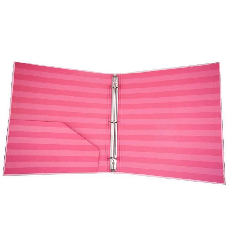 220 Sheet 1" Ring Binder Gold Pineapples Pink - greenroom