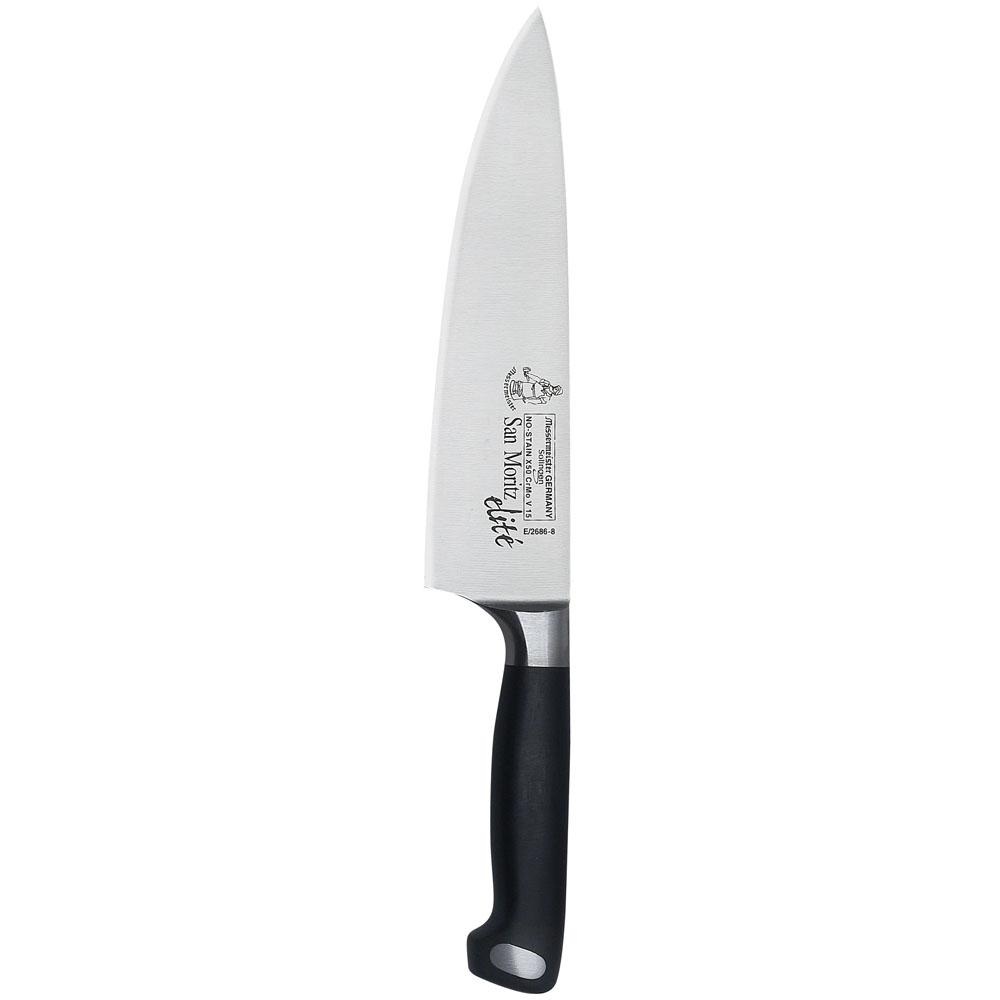 Messermeister San Moritz Elite Stealth Professional 8" German Chef Kitchen Knife
