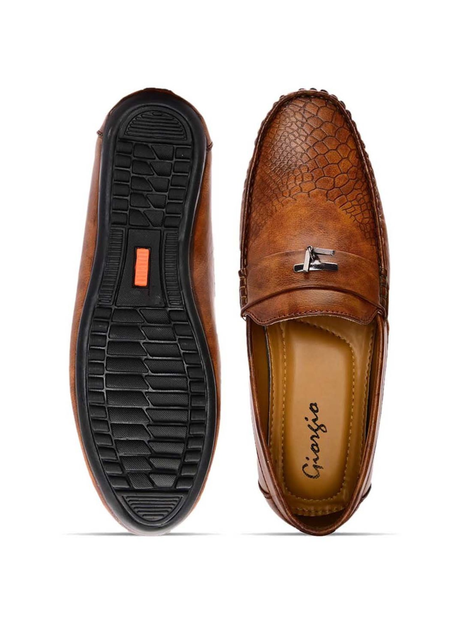 Giorgio Men's Tan Casual Loafers