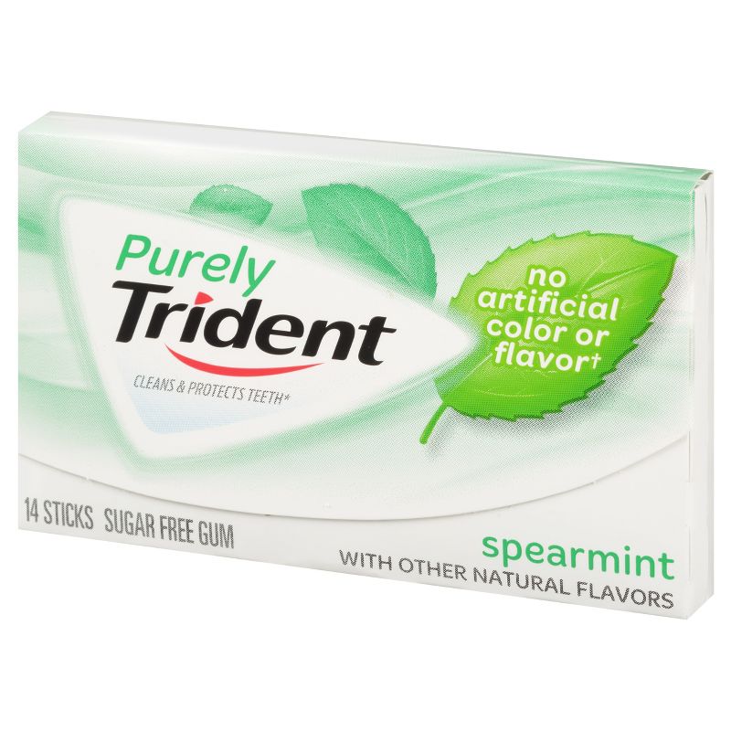 Trident Spearmint Chewing Gum - 14ct