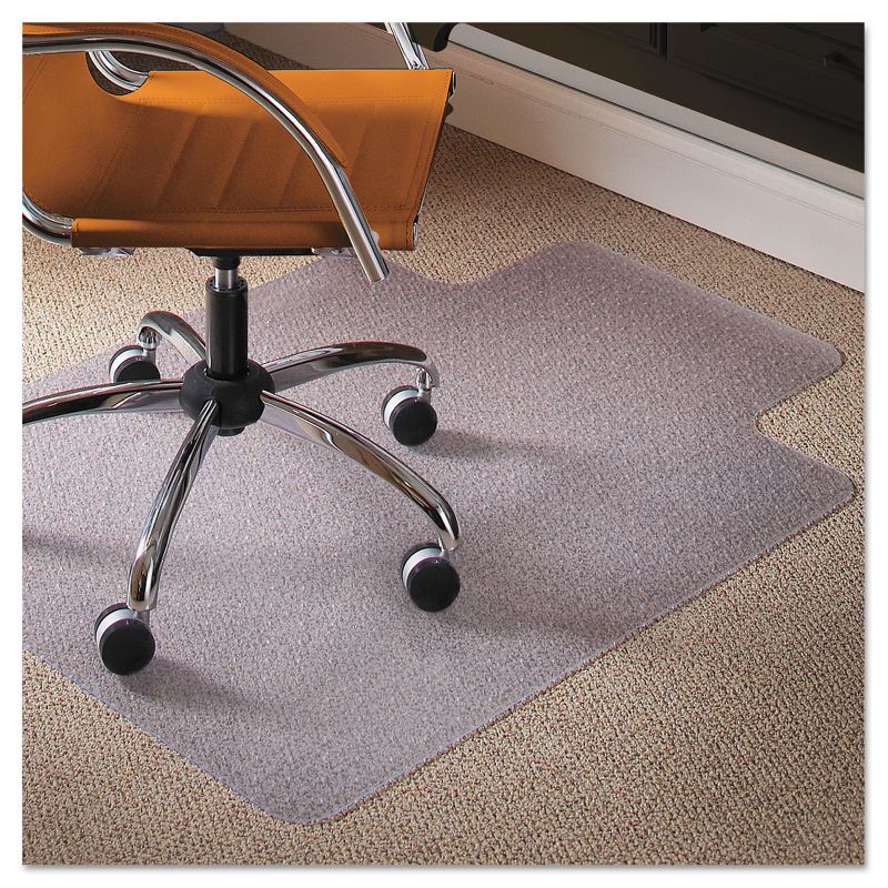 3'x4' Rectangle Solid Office Chair Mat Clear - ES Robbins