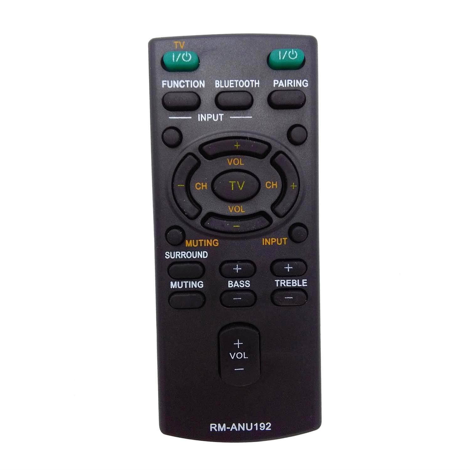 New Sound Bar Remote Control RM-ANU192 SUB RM-ANU191 Remote fit for SONY HT-CT60BT SA-CT60BT SS-WCT60 Sound bar