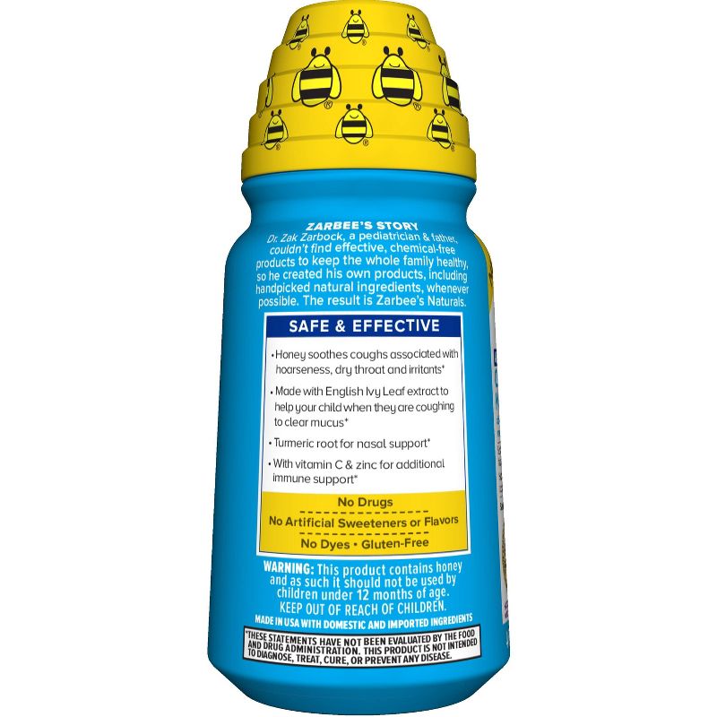 Zarbee's Naturals All-In-One Children's Cough Syrup - Grape - 4 fl oz