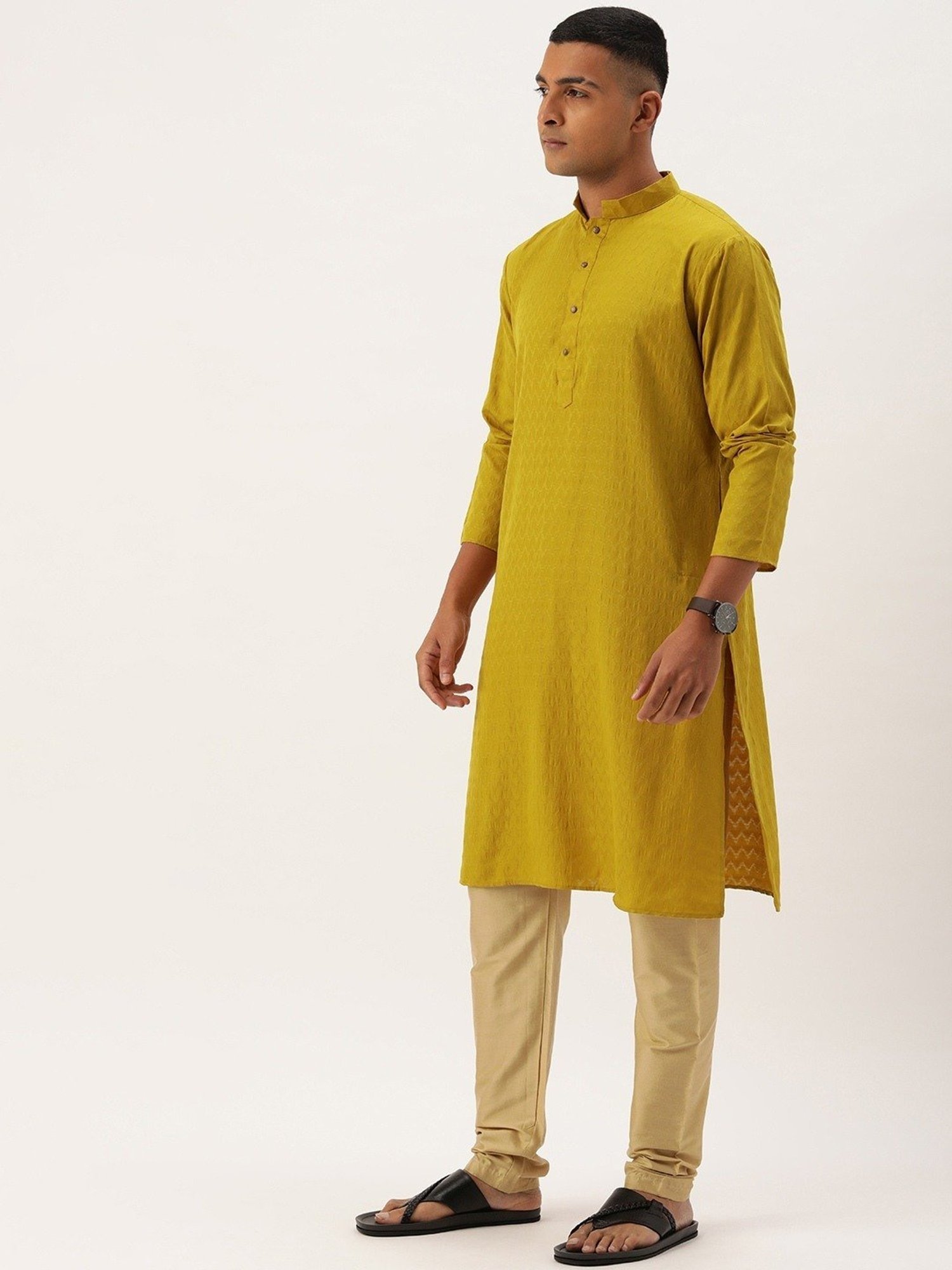 SWAGG INDIA Yellow Regular Fit Kurta