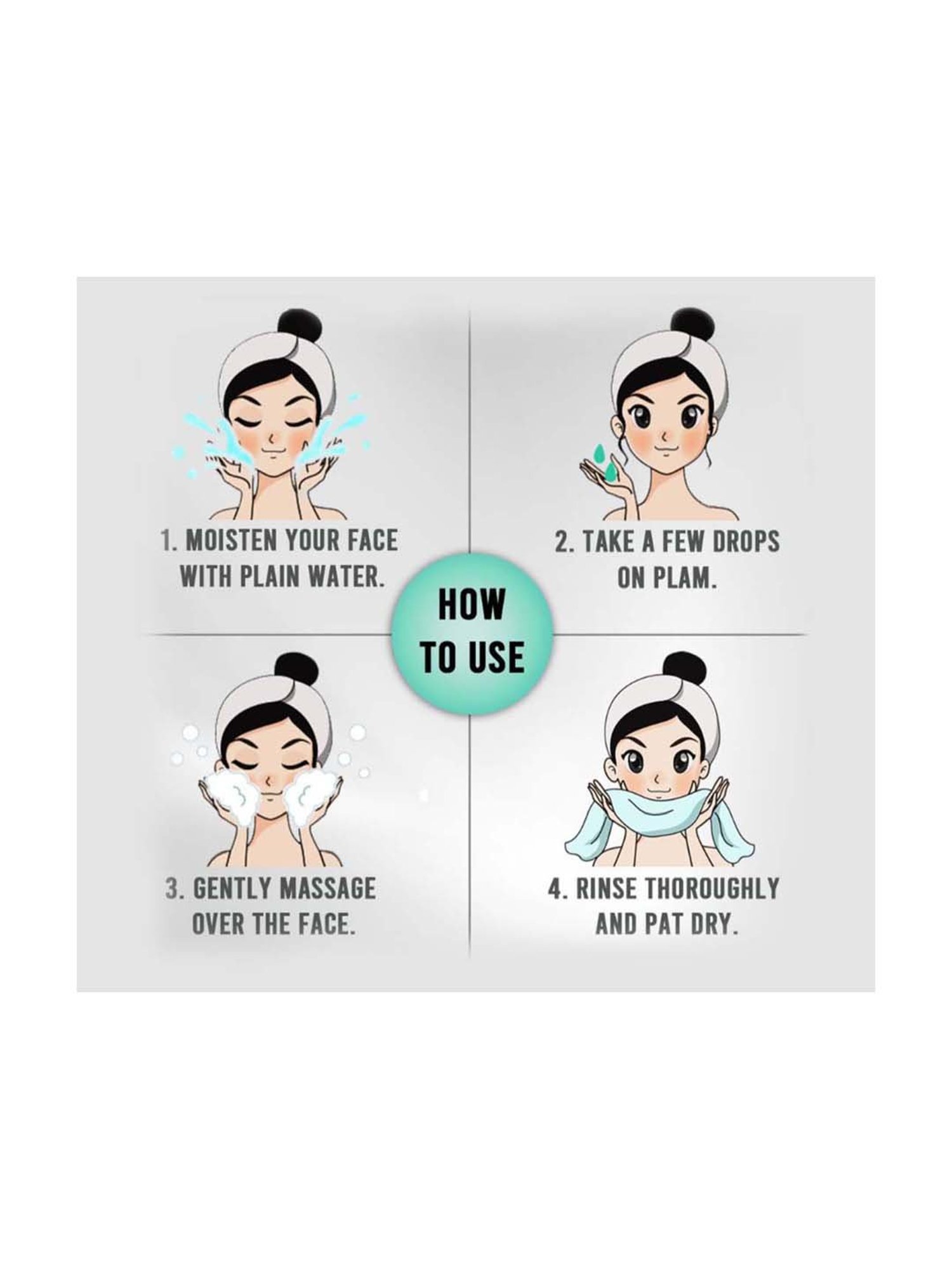 VEDIC LINE Charcoal Disinfecting Face Wash - 500 ml