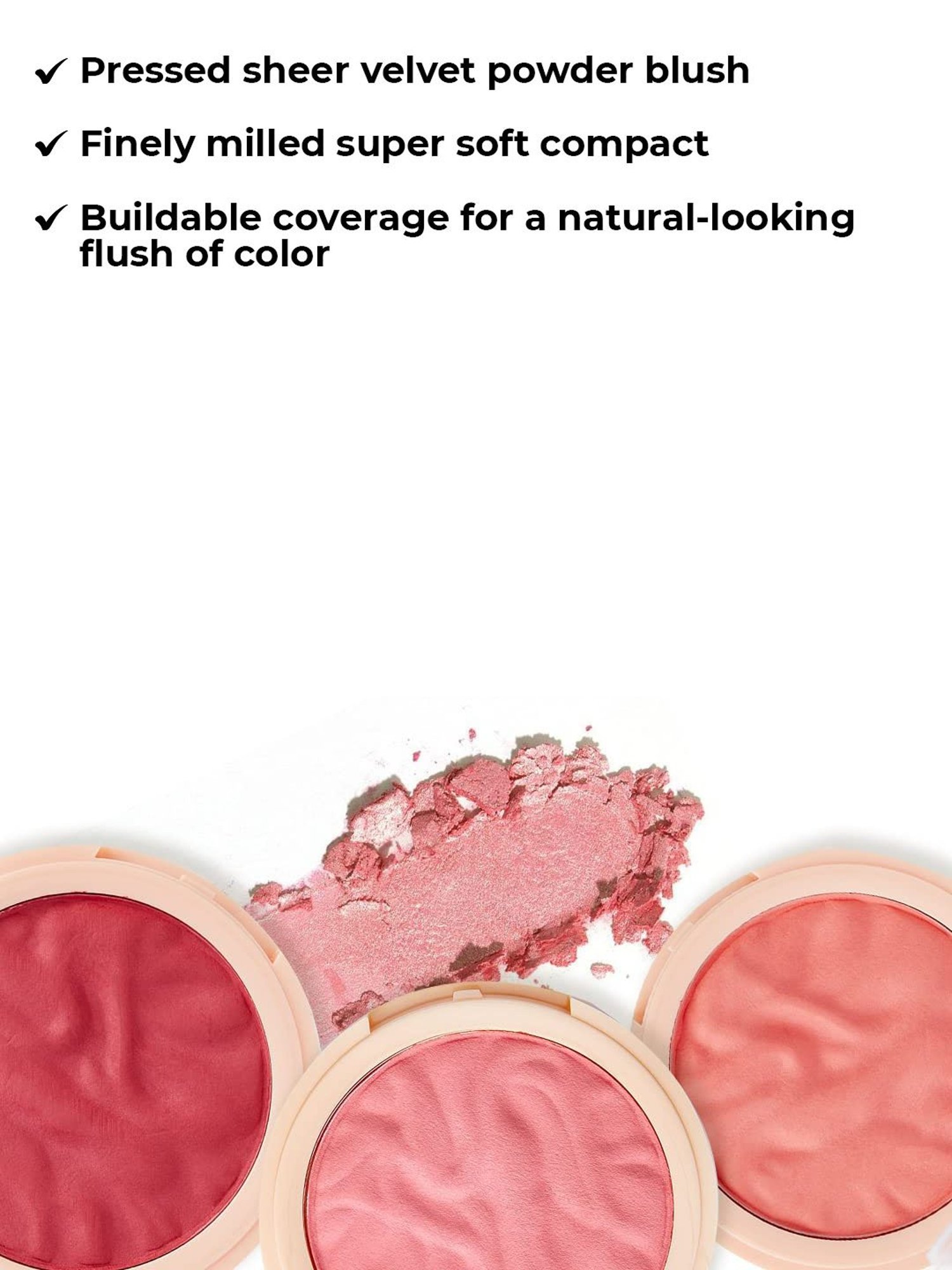 Makeup Revolution Blusher Reloaded Rhubarb & Custard - 7.5 gm