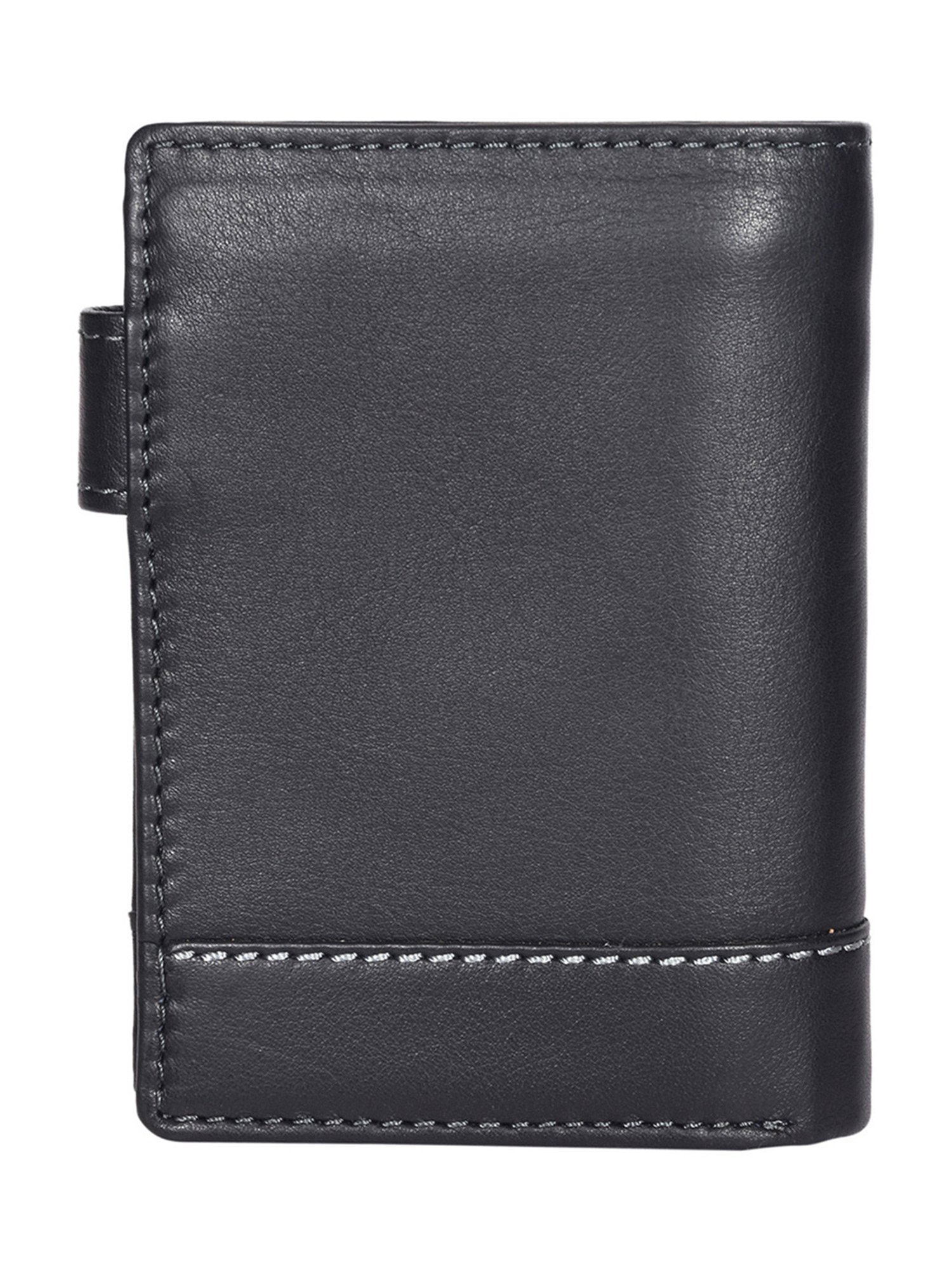 SASSORA Pablo Black Small Leather Notecase