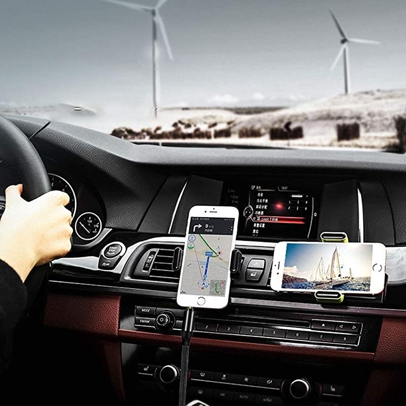 Audio AUX Cable 6FT 2Pack 35mm Male to Male Stereo Auxiliary Cord Lossless Gold Plated Jack for Headphones MP3 Player Speaker Cell Phones Tablets Home or Car Stereo or 35mm Aux Port