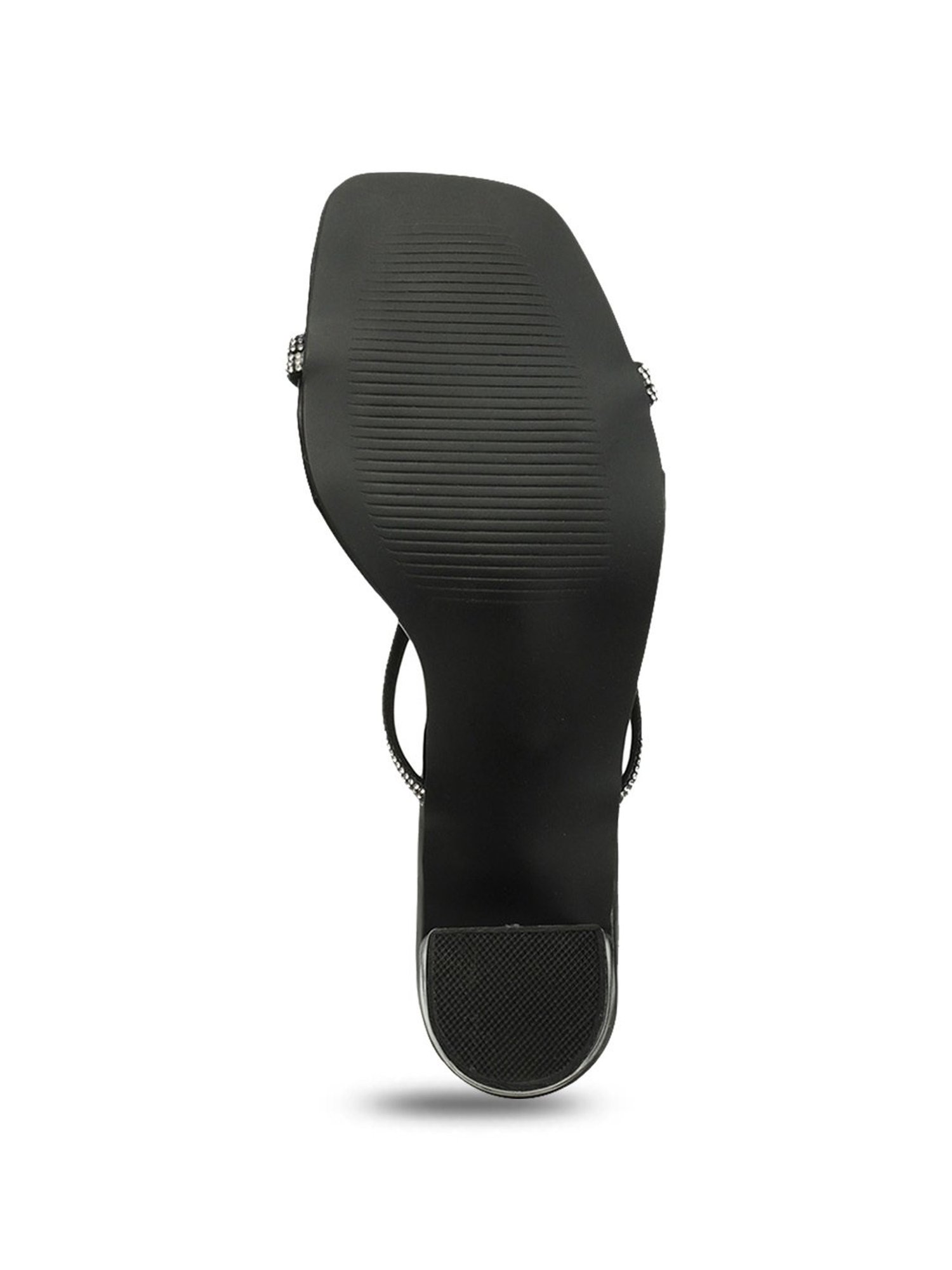 Iconics Women's Black Casual Sandals