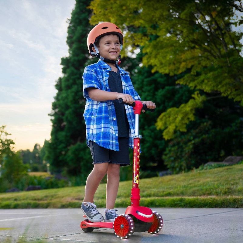 Jetson Disney Cars 3 Wheel Kick Scooter - Red