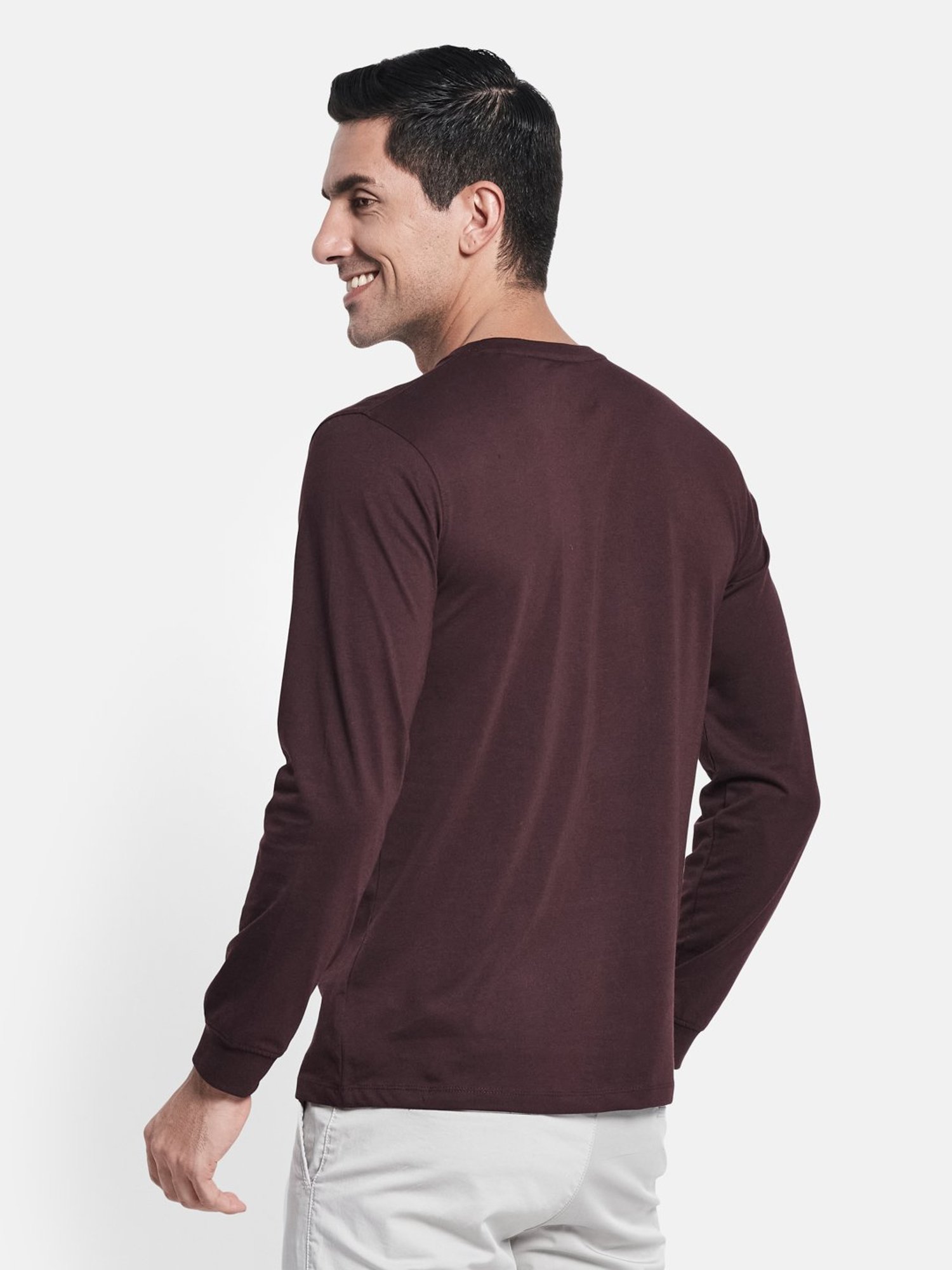 METTLE Dark Wine Crew T-Shirt