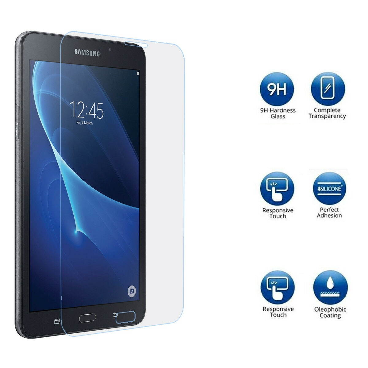 Tempered Glass Screen Protector Film for Samsung Galaxy Tab A 7.0 Inch SM-T280