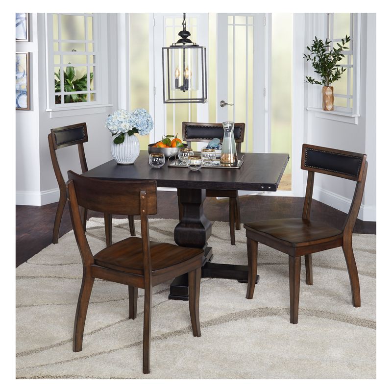 Set of 2 Heston Dining Chair Antique Black - Buylateral