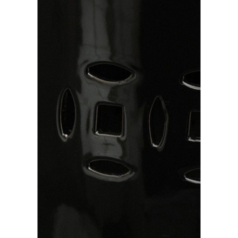 18" Square Floral Blue And White Porcelain Garden Stool - Oriental Furniture