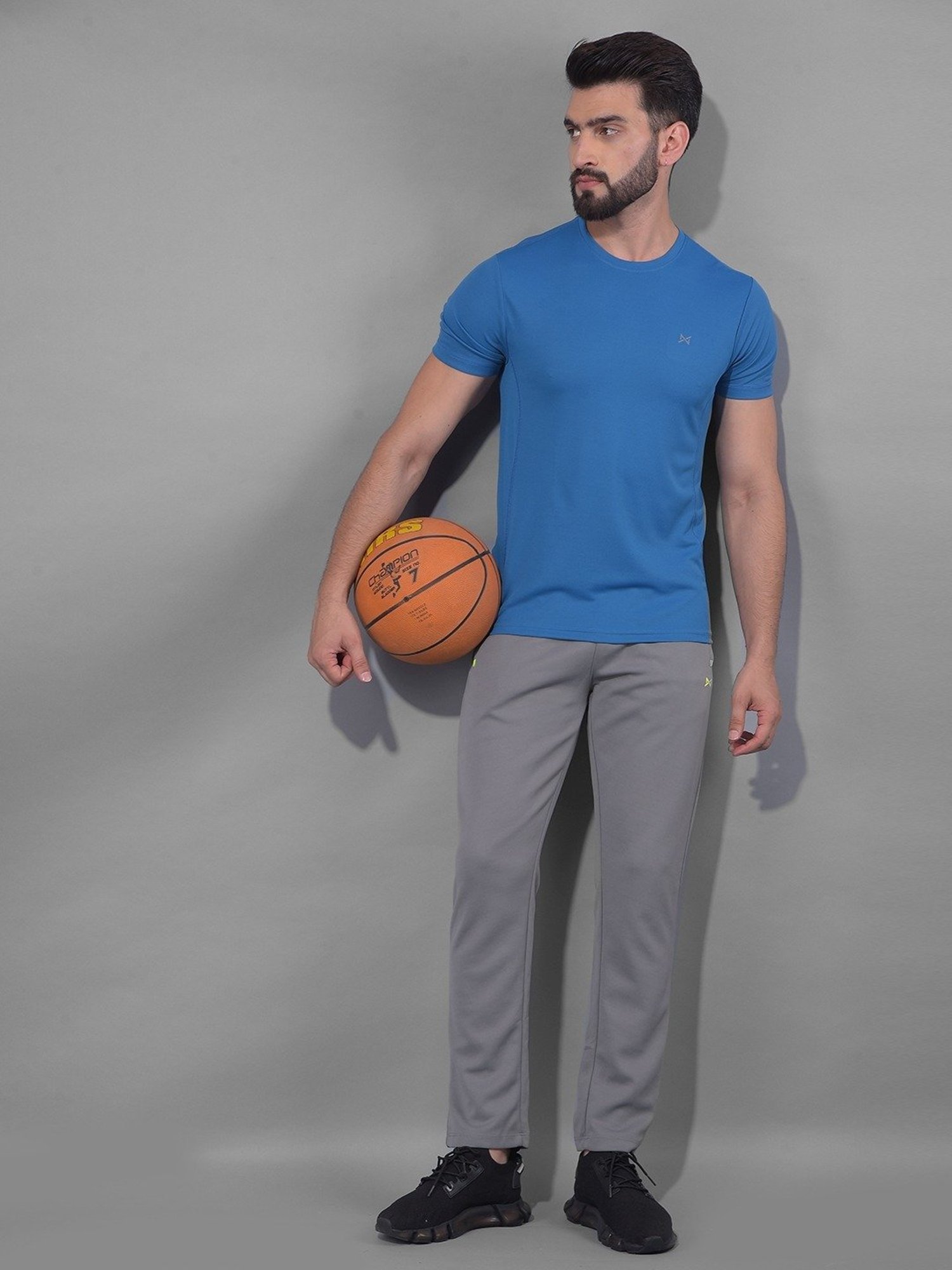 Force NXT Multicolored Regular Fit Sports T-Shirt - Pack Of 3