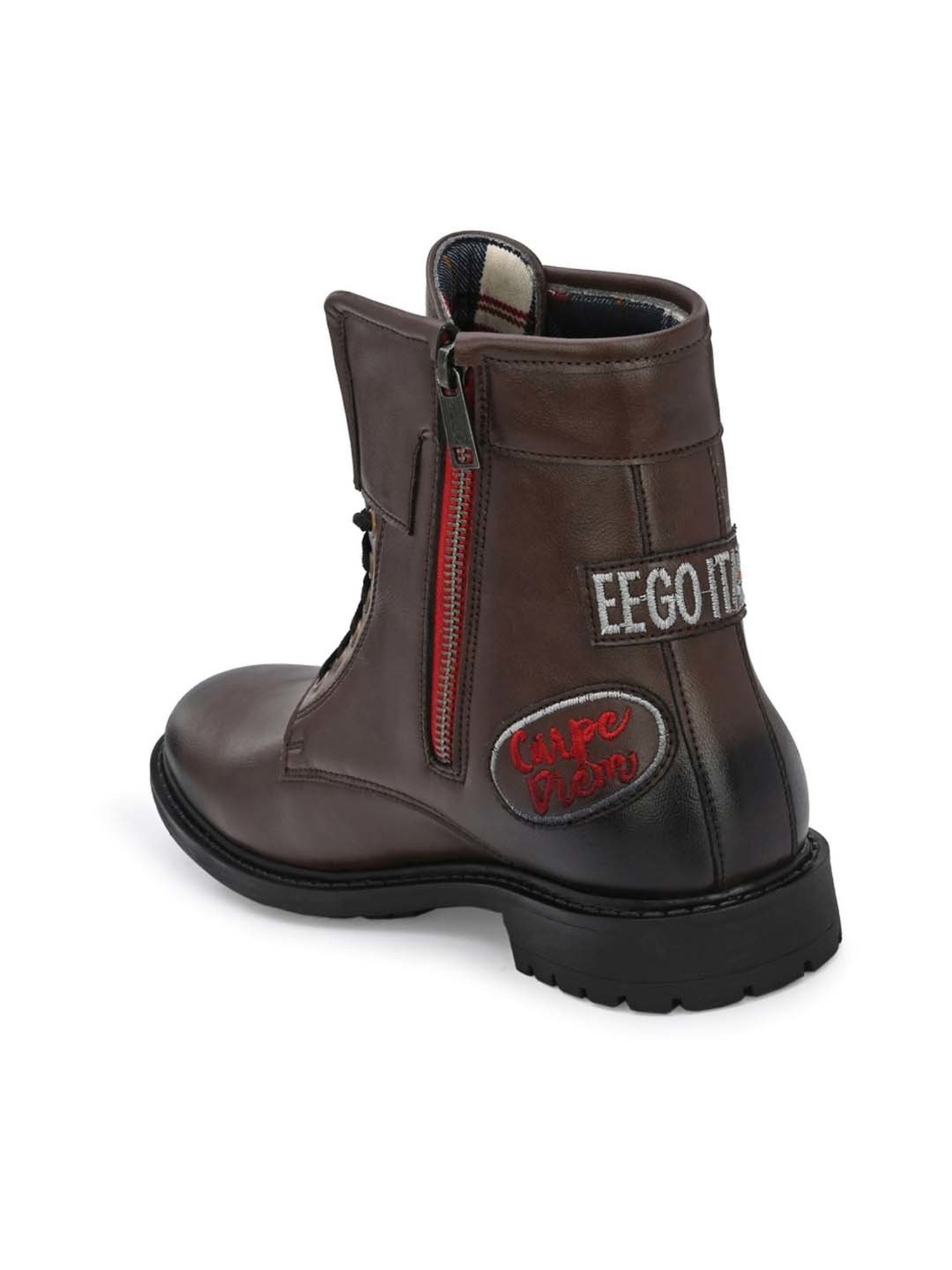 Eego Italy Men's Chocolate Brown Casual Boots