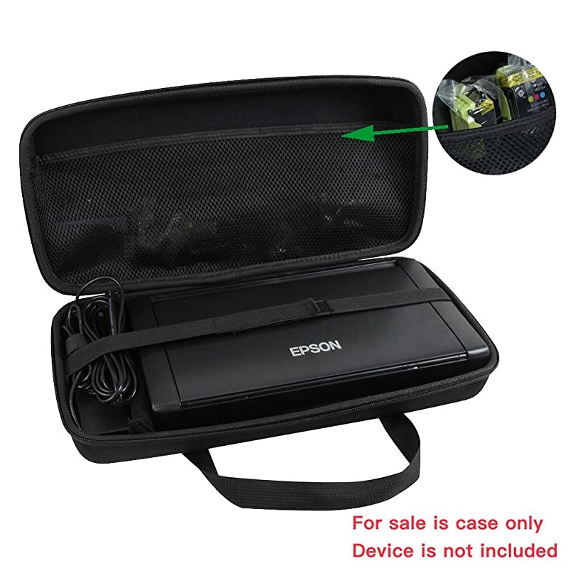 Hard Travel Case for Epson Workforce WF100 WF110 Wireless Mobile Printer
