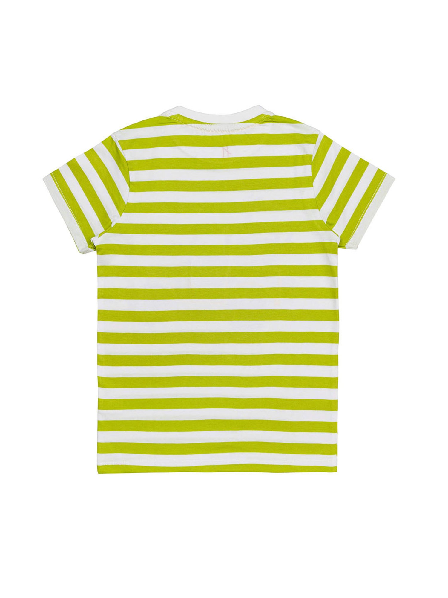 H by Hamleys Boys Green & White Striped T-Shirt