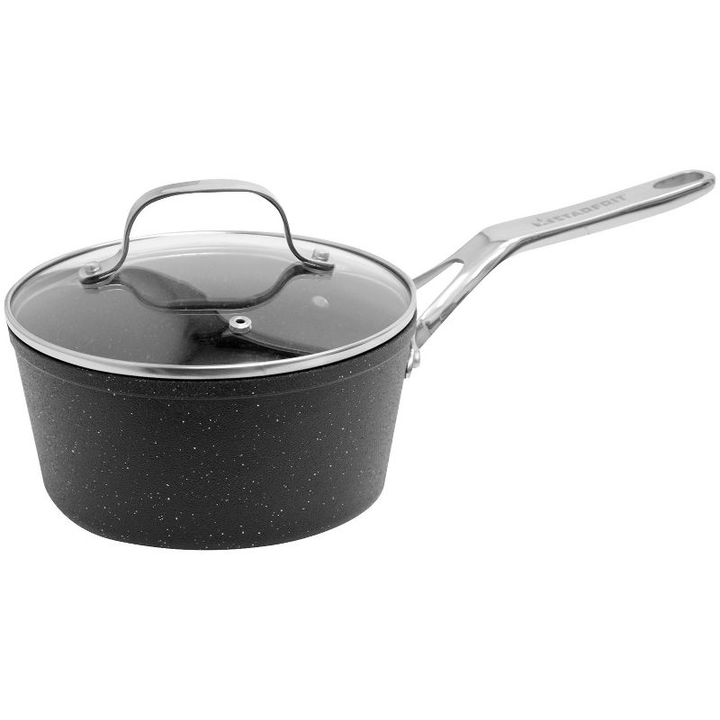 Starfrit The Rock 10Pcs Cookware Set - Black