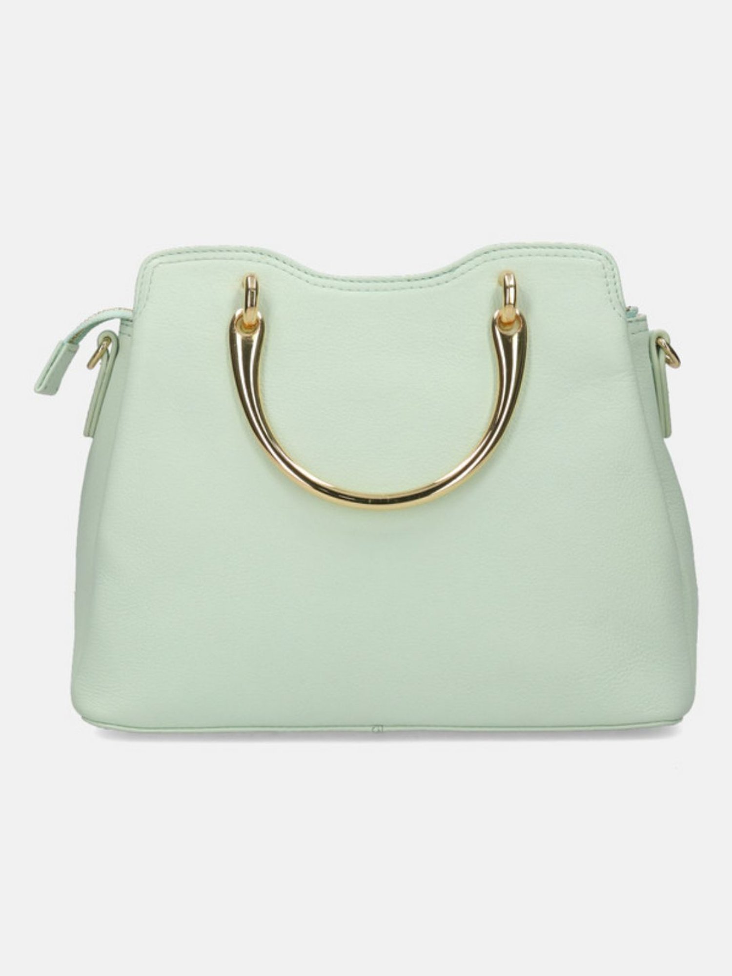 BAGATT Campania Light Green Medium Leather Handbag