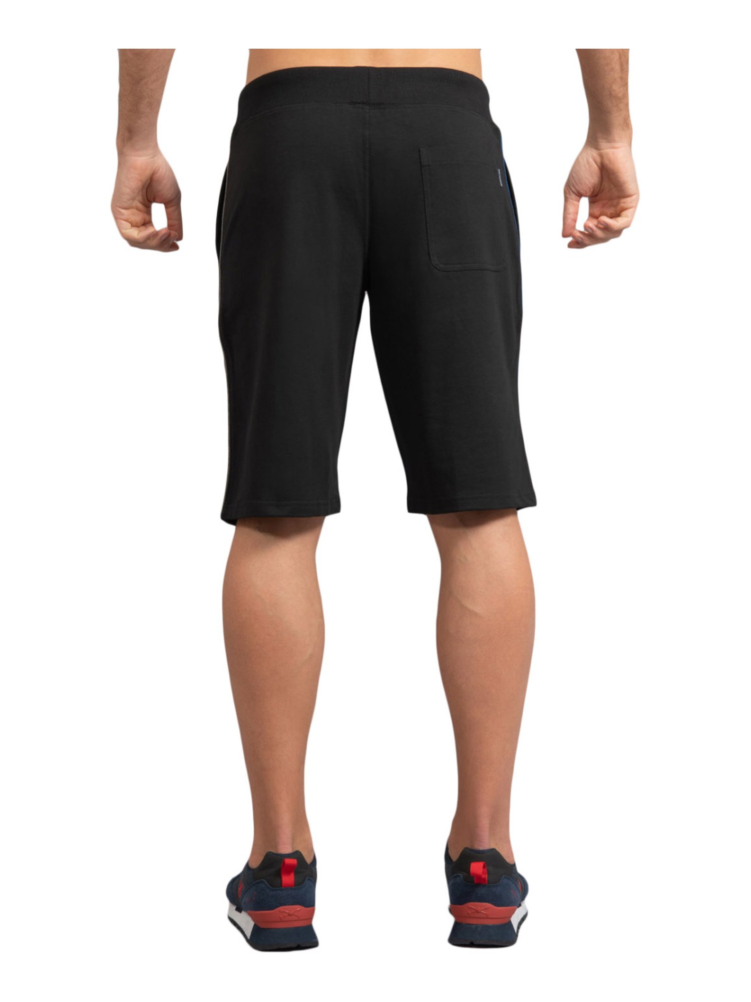 Beverly Hills Polo Club Black Cotton Regular Fit Shorts