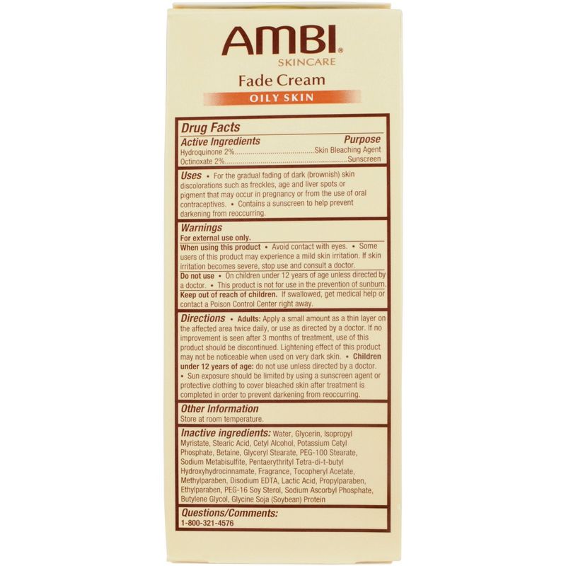 AMBI Fade Cream Oily Skin - 2oz
