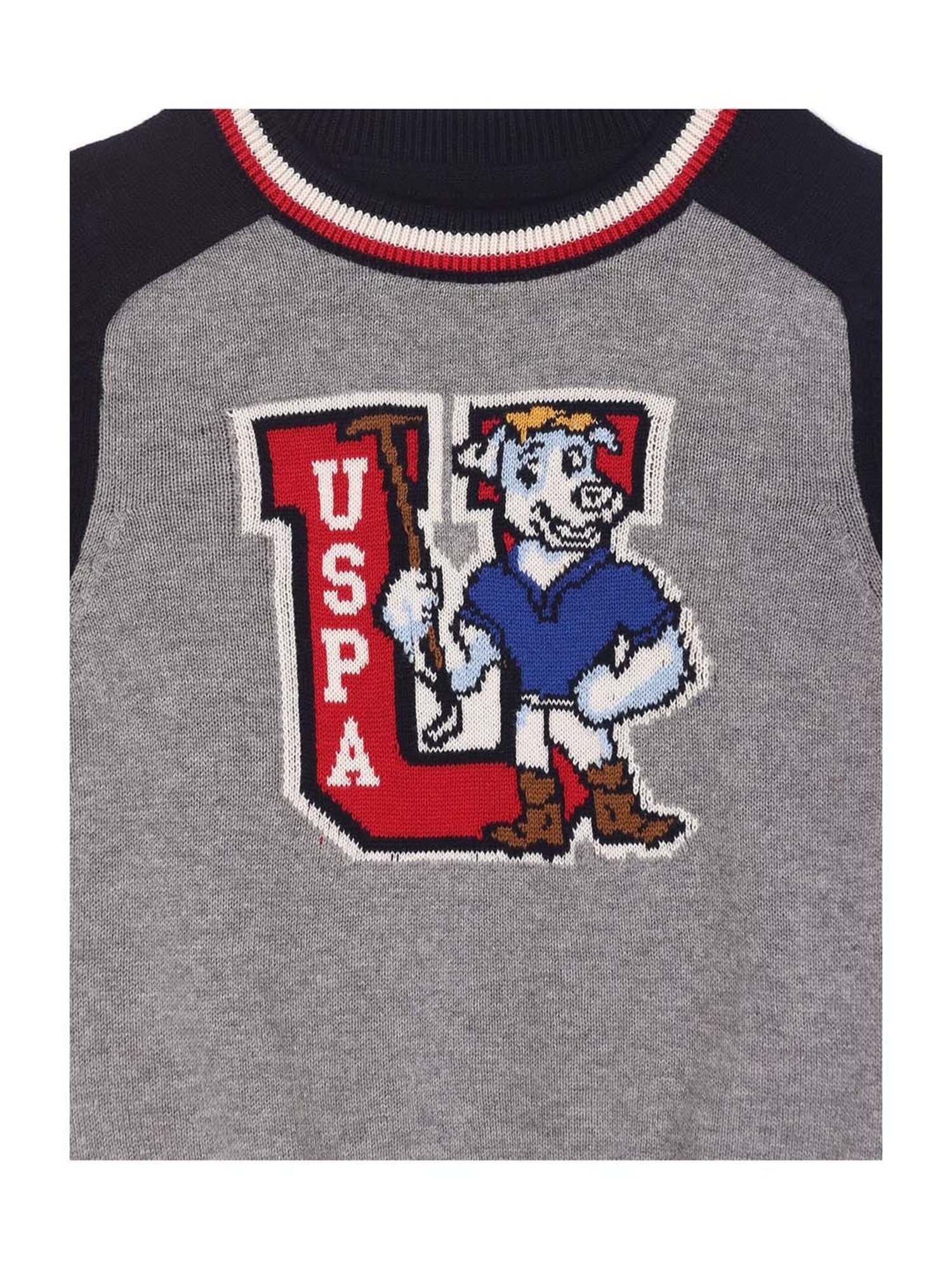 Cherry Crumble By Nitt Hyman Unisex Red & Cream Self Design Full Sleeves Sweater