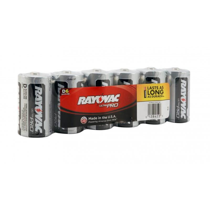 Rayovac AL-D Industrial PLUS Alkaline Batteries- D- 6/Pack