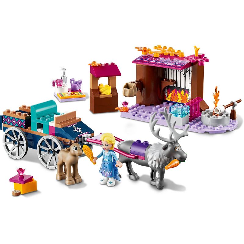 LEGO Disney Frozen II Elsa's Wagon Carriage Adventure Building Kit and Elsa Doll 41166