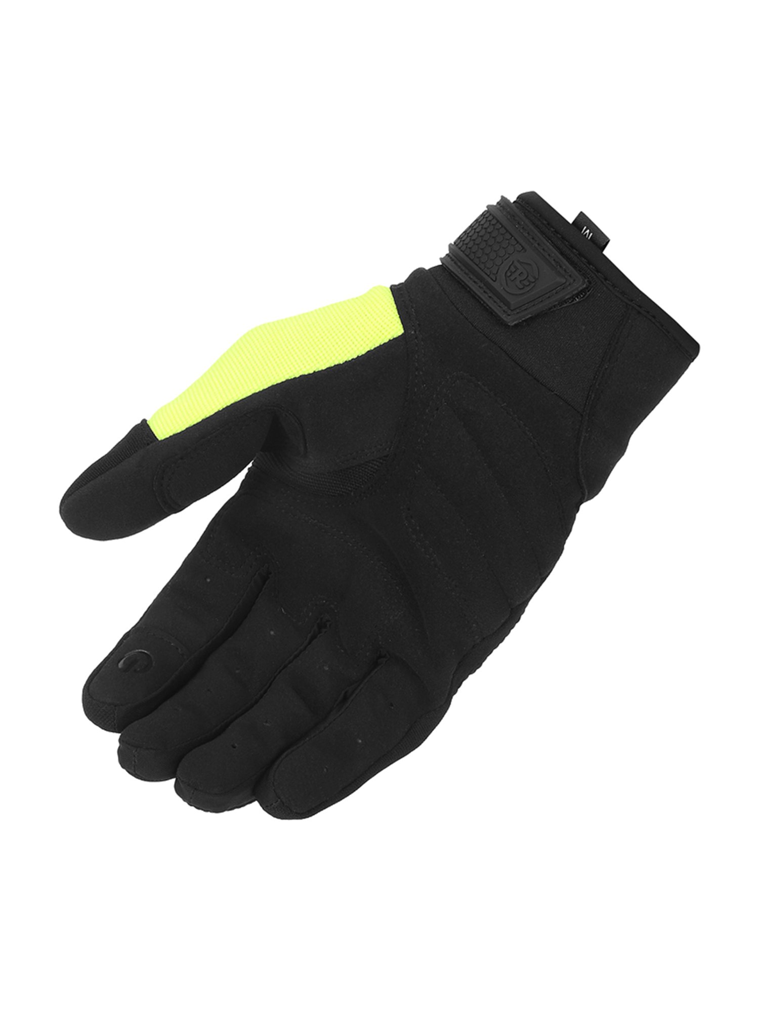 Royal Enfield Neon Green Textured Urban Hustler V2 Riding Gloves - L