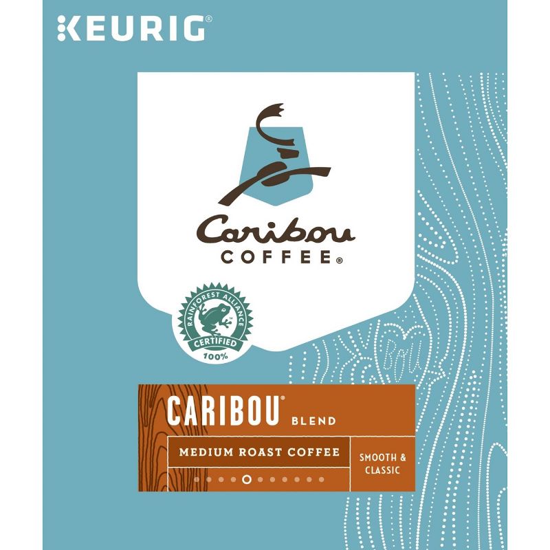 Caribou Coffee Caribou Blend Keurig K-Cup Coffee Pods - Medium Roast - 72ct
